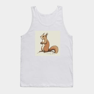 Siberian Red Squirrel Tank Top